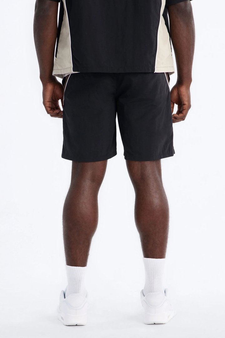 Relaxed Osaka Block Short - Black/Brown