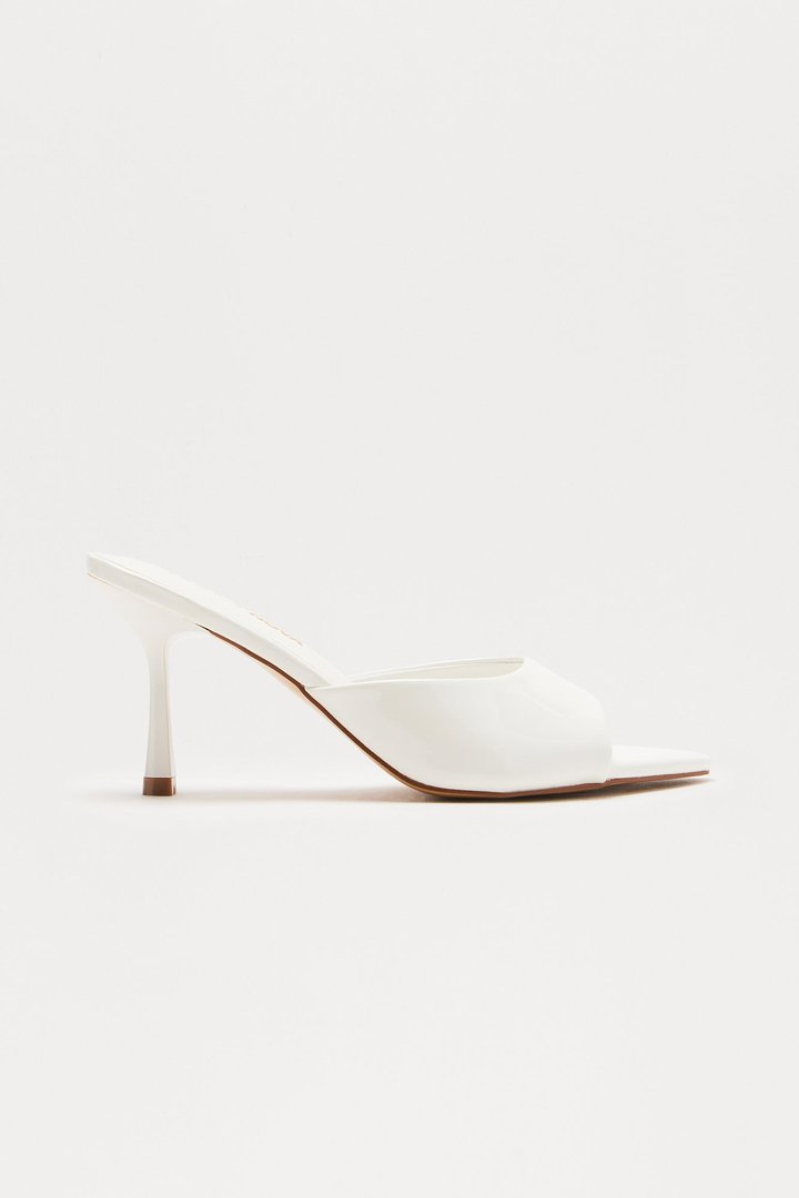 Just Over You Mules - White