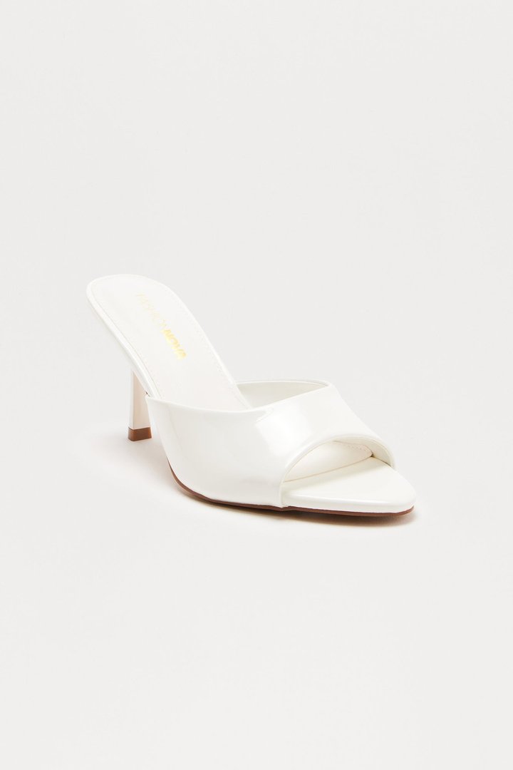 Just Over You Mules - White