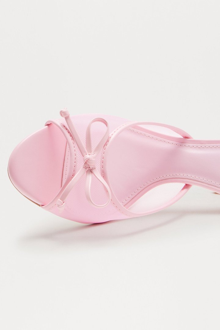 Maxie Bow Mules - Pink