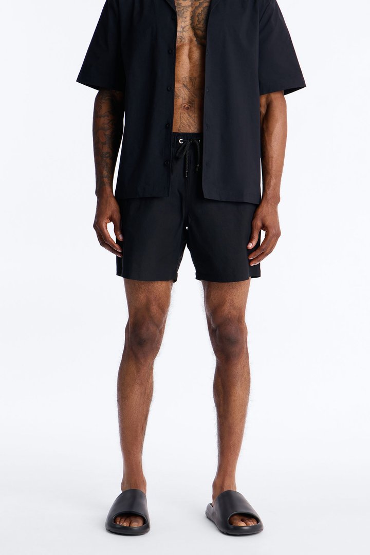 Montez Stretch Swim Trunk 7″ - Black
