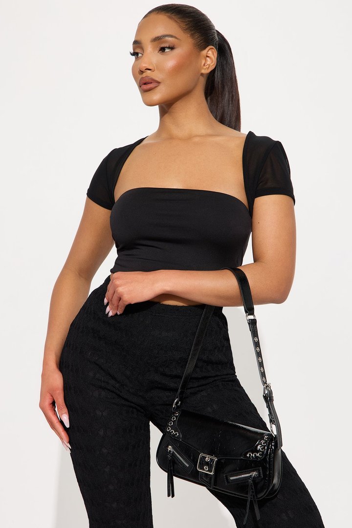 Night Out Shoulder Bag - Black