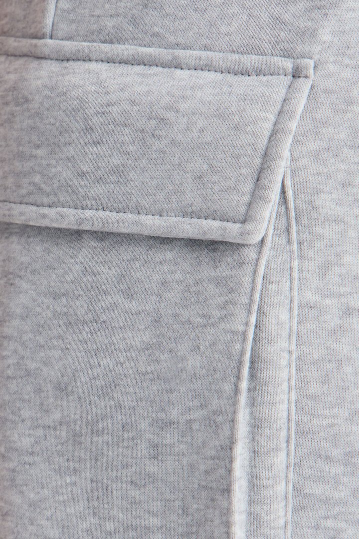 Maya Cargo Lounge Short - Heather Grey