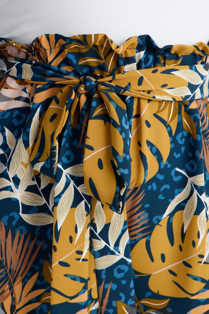 In The Tropics Jumpsuit - Navy/combo