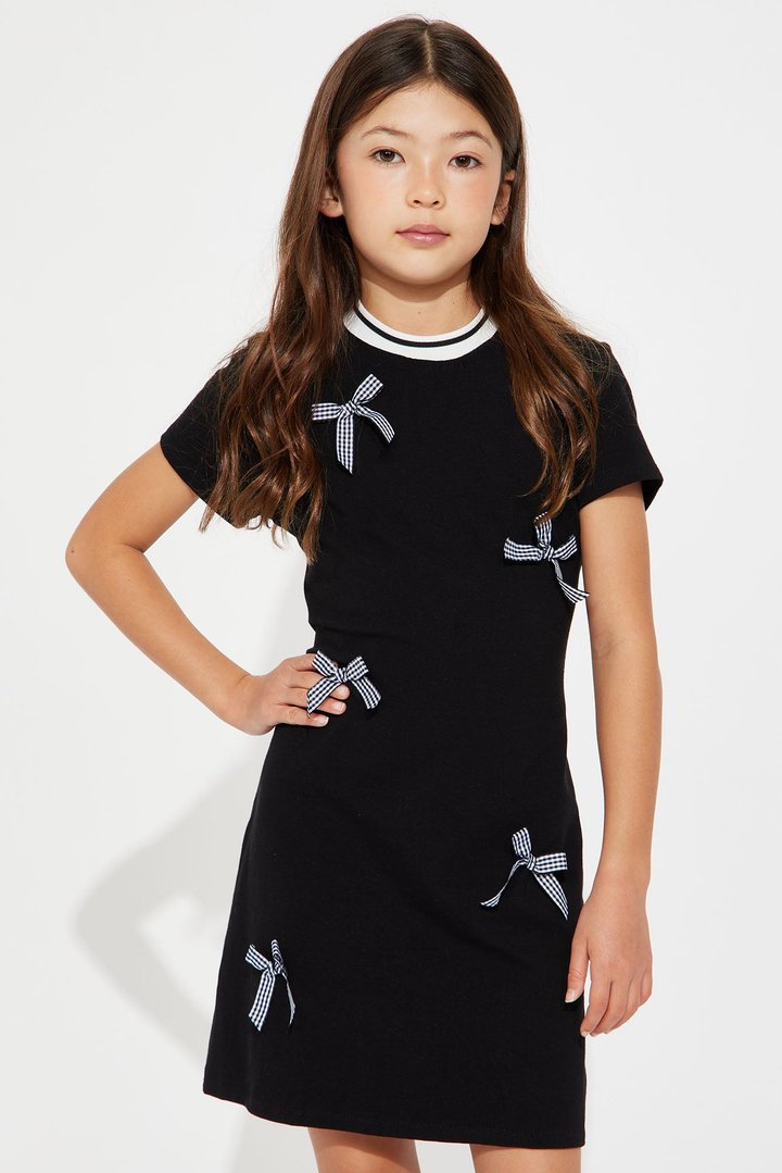 Mini Only Getting Cuter T-Shirt Dress - Black