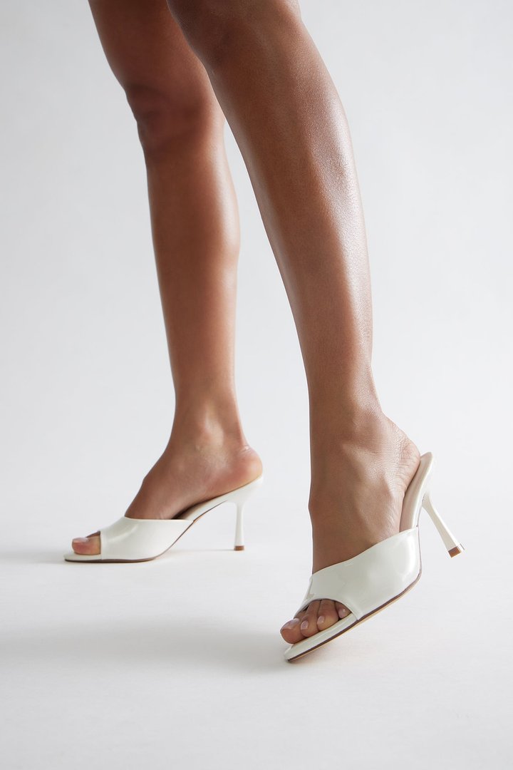 Just Over You Mules - White