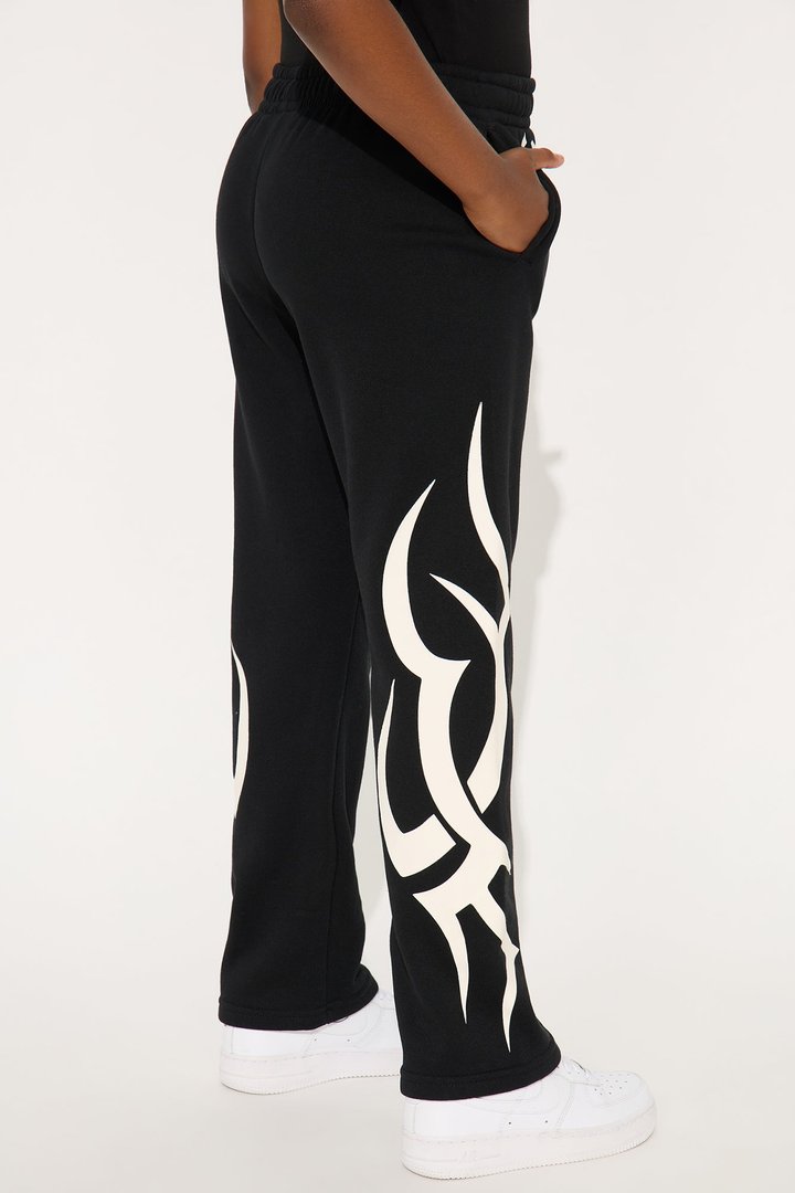 Mini Von Dutch Trendy Wide Leg Pant - Black/combo