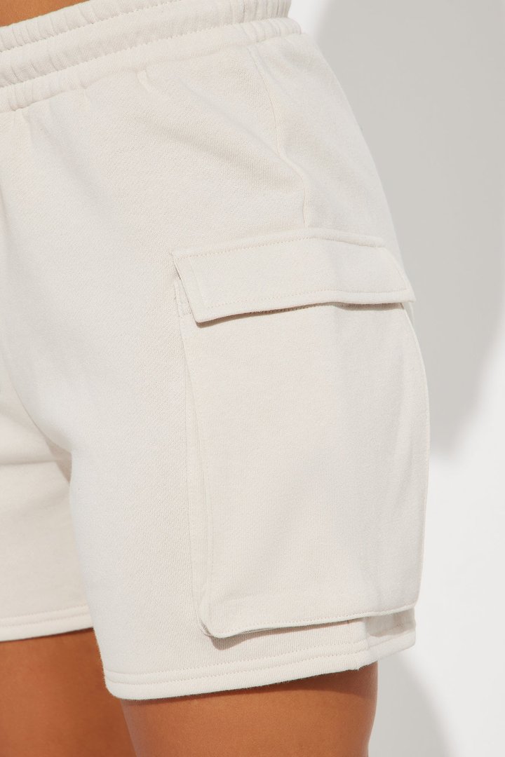 Put The Time In Lounge Short - Khaki