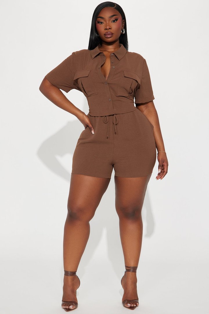 Maisie Romper - Chocolate