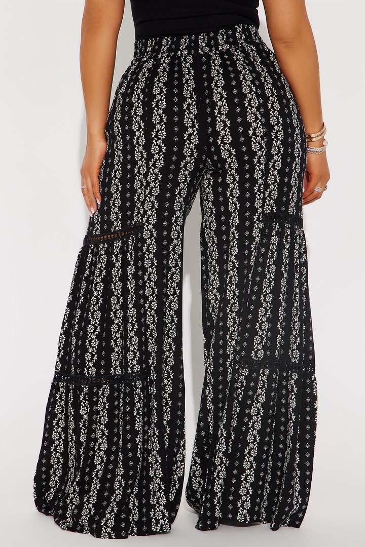 Not Today Wide Leg Pant - Black