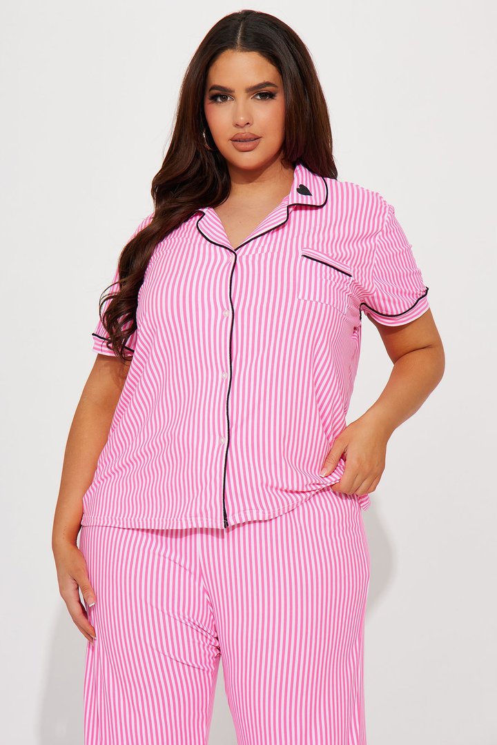 Dreaming Of A Cutie PJ Pant Set - Pink