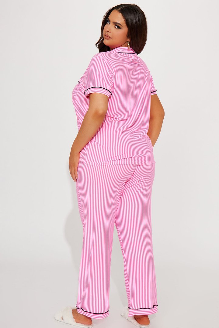 Dreaming Of A Cutie PJ Pant Set - Pink