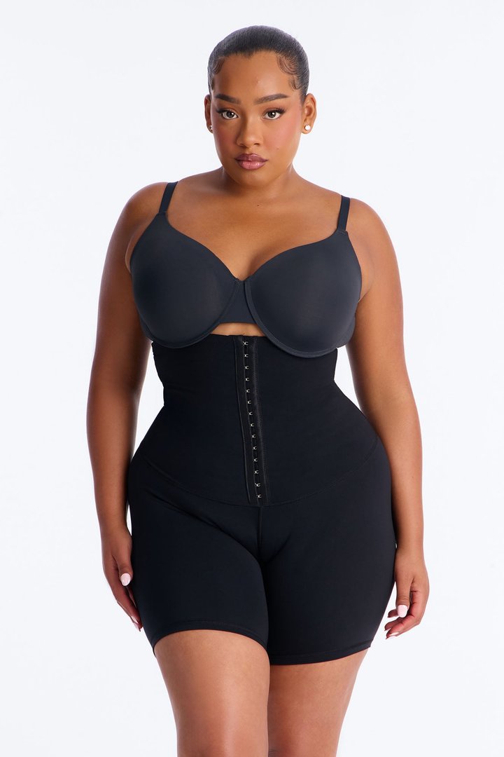 Snatched Tight Sculpting Shapewear Short - Black