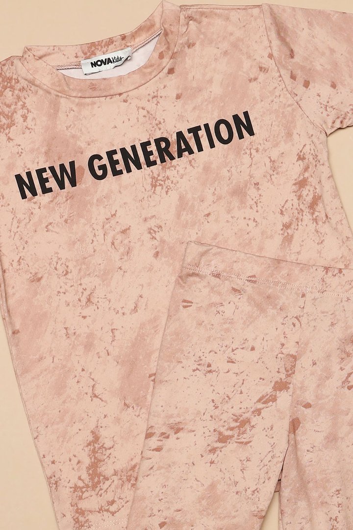 Mini New Generation Legging Set - Taupe