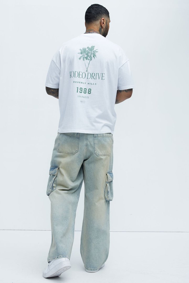 Rodeo Drive 1988 Oversized Short Sleeve Tee - White