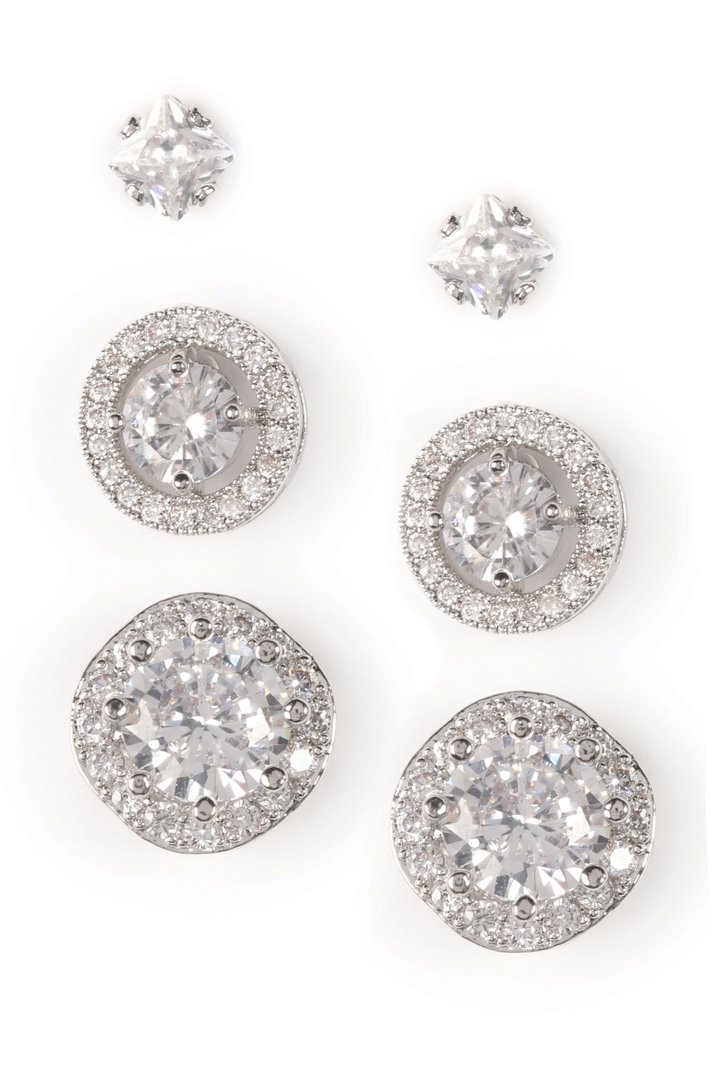 Gonna Be Different Earring Set - Silver