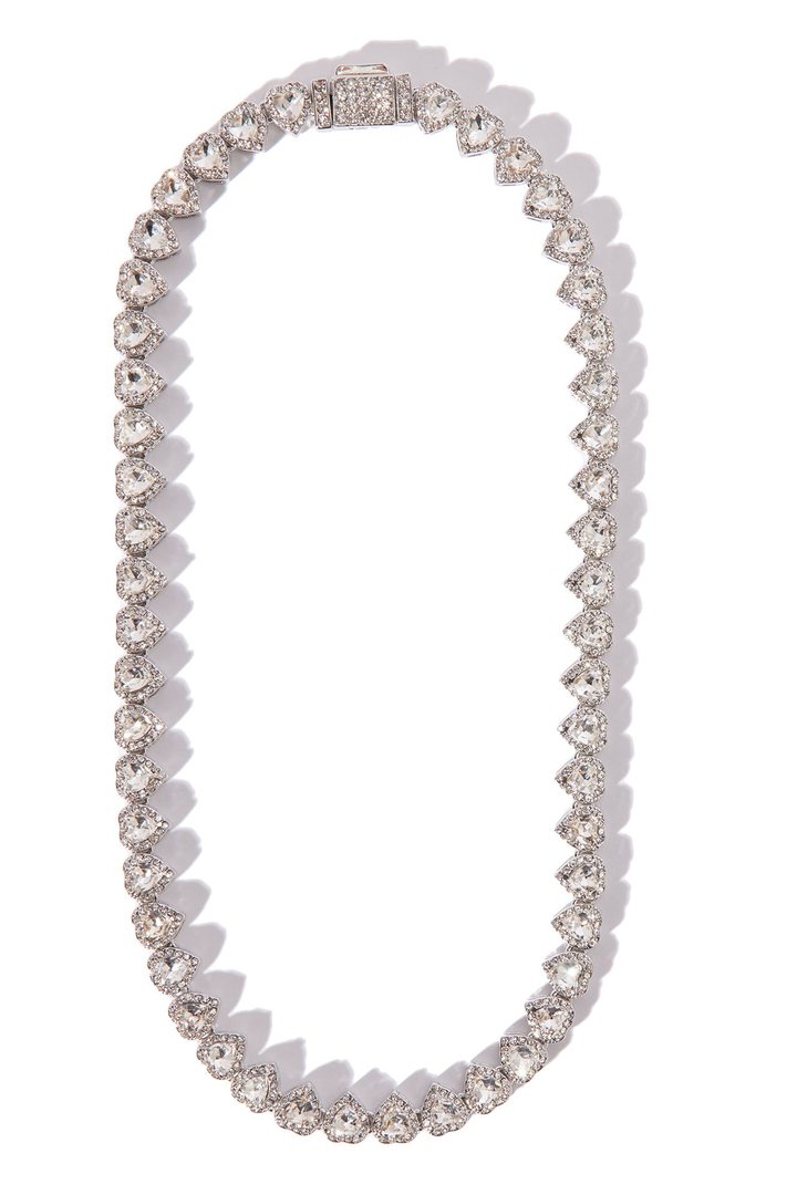 Icy Queen Chain Necklace - Silver