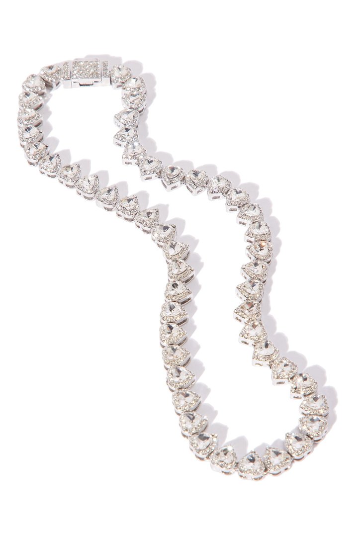 Icy Queen Chain Necklace - Silver