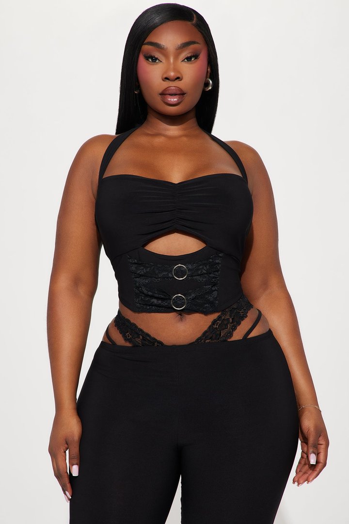 Spoil Me Pant Set - Black