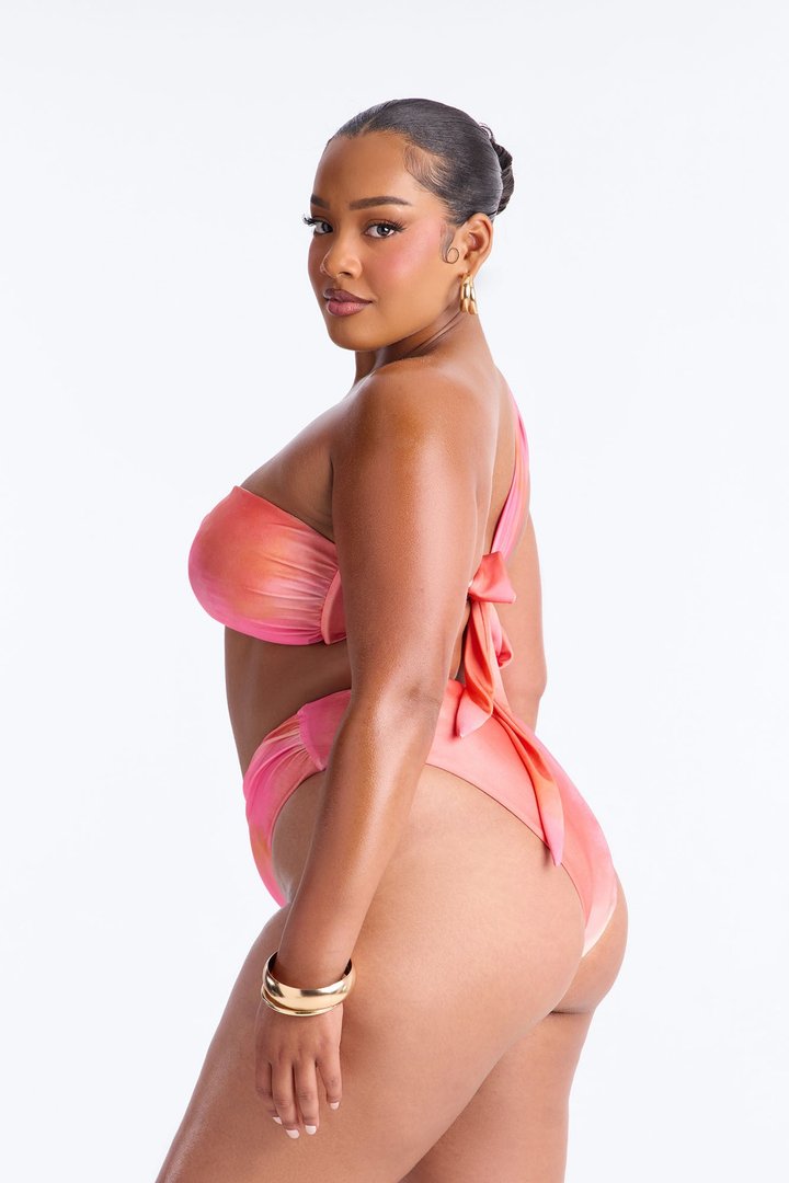 As The Sun Sets 2 Piece Bikini - Pink/combo