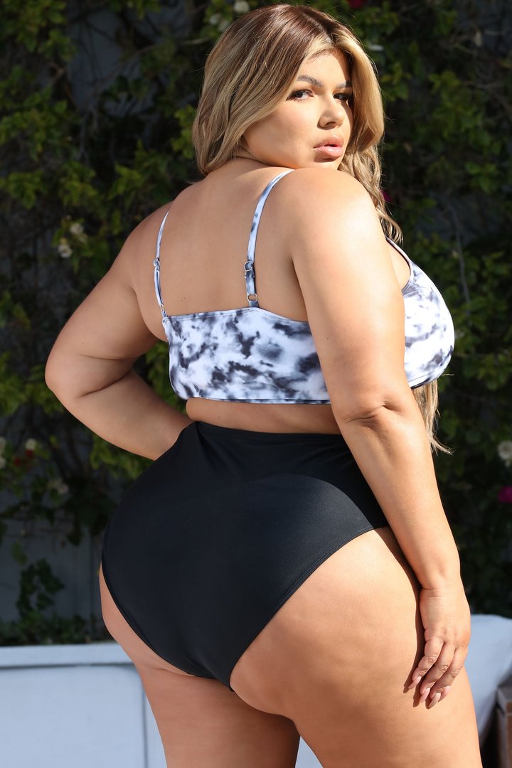 Maui Mix And Match High Rise Bikini Bottom - Black