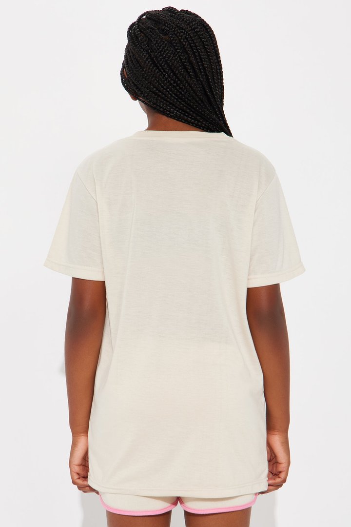 Mini Edgy But Sweet Short Set - Sand/combo