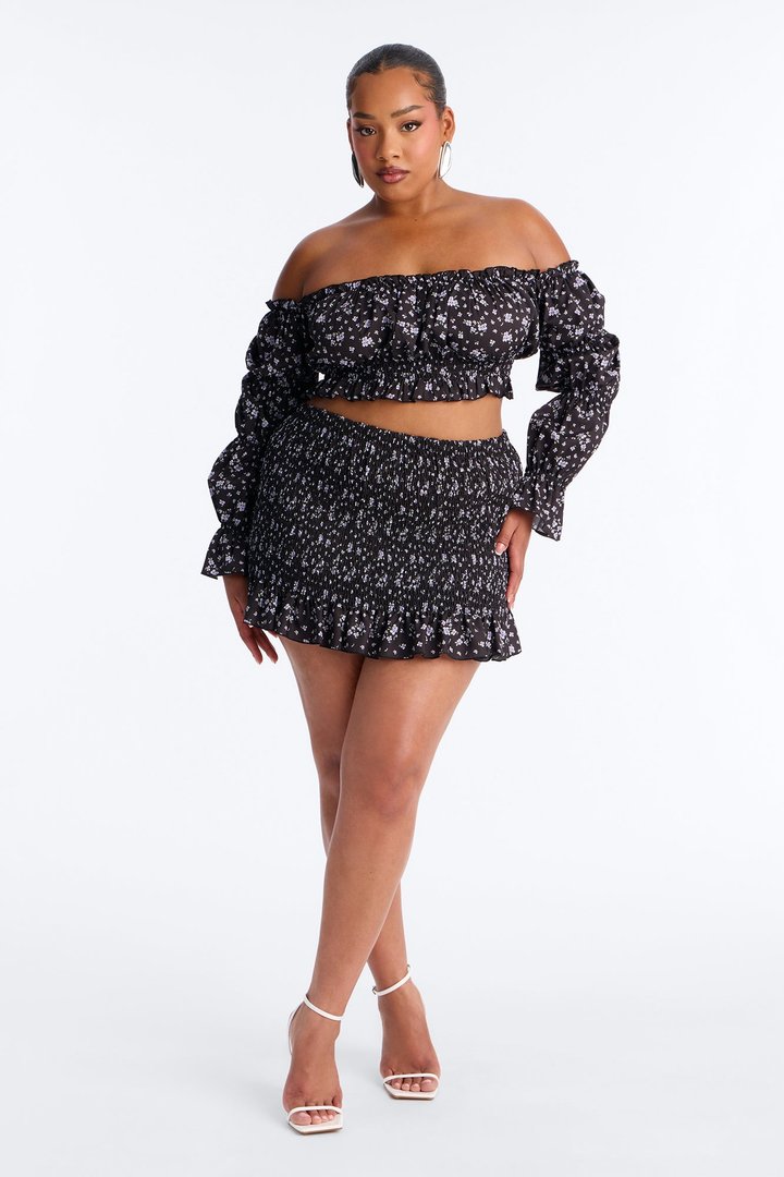 Kailee Skirt Set - Black