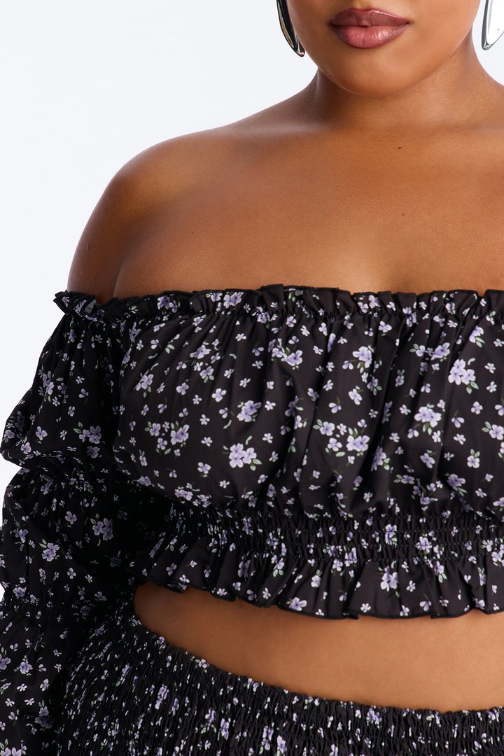 Kailee Skirt Set - Black