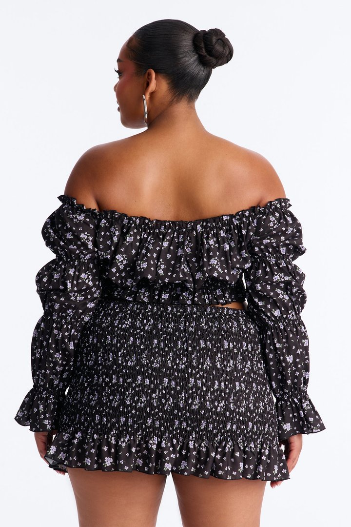 Kailee Skirt Set - Black