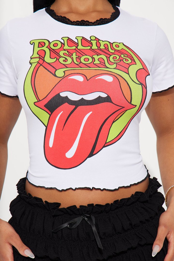 Rolling Stones Want A Taste Tee - White