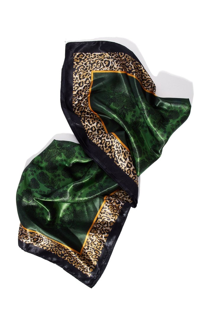 Driving You Wild Head Scarf - Green/combo