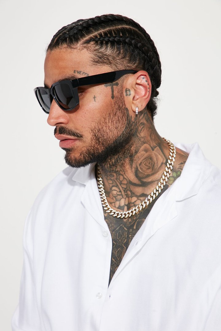 New Look Sunglasses - Black/Smoke