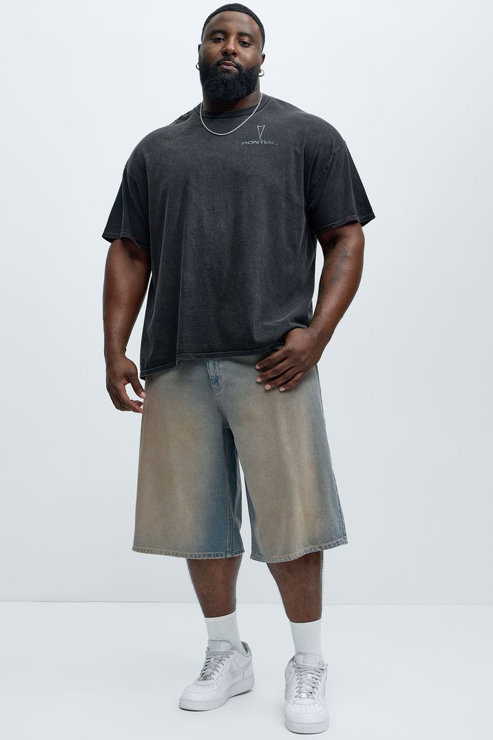Colin Baggy Denim Short - Vintage Blue Wash