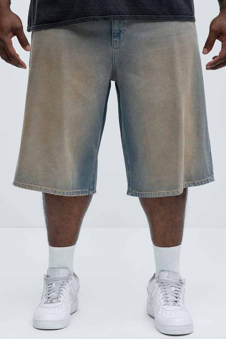 Colin Baggy Denim Short - Vintage Blue Wash