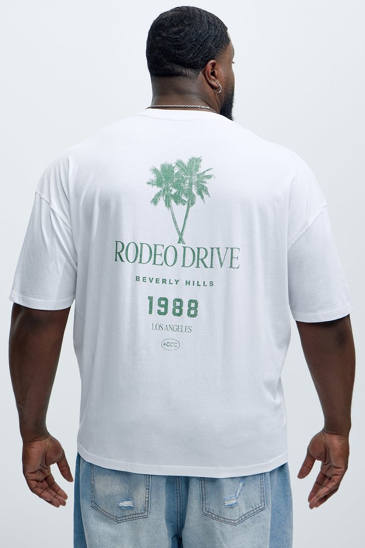 Rodeo Drive 1988 Oversized Short Sleeve Tee - White