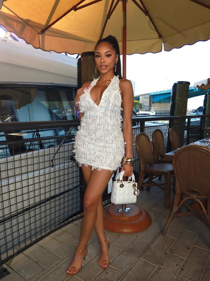 Hot Moment Lace Mini Dress - Cream