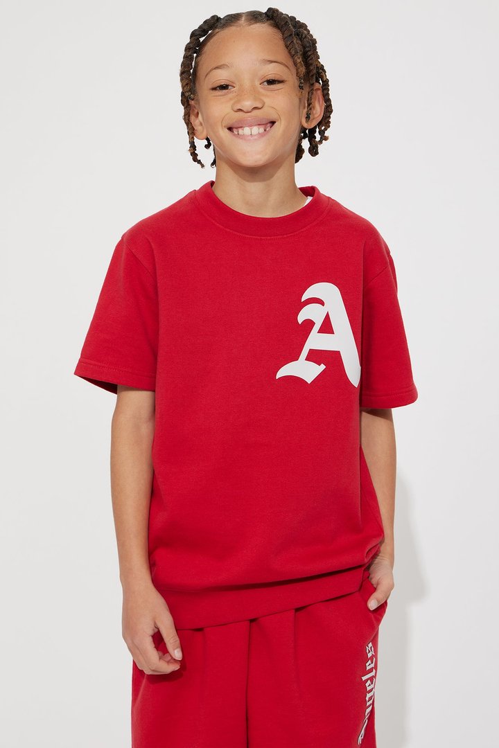 Mini My City of LA Short Set - Red