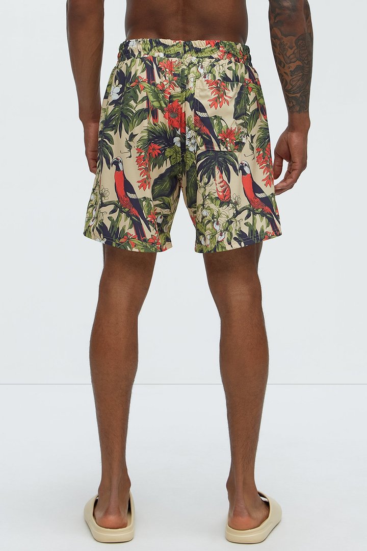 Rio Printed Swim Classic Trunk - Multi Color