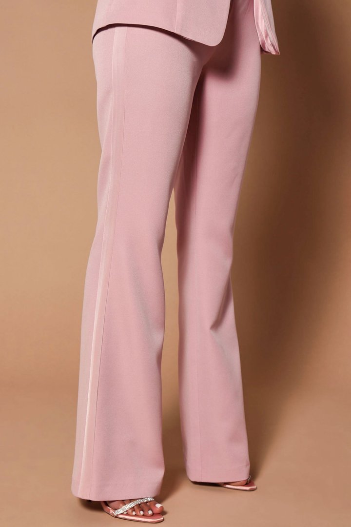 Jasmina Tuxedo Suit Set - Mauve