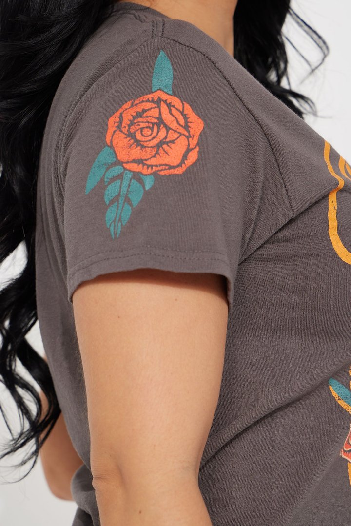 Calabasas Tattoo Club Graphic Tshirt - Charcoal