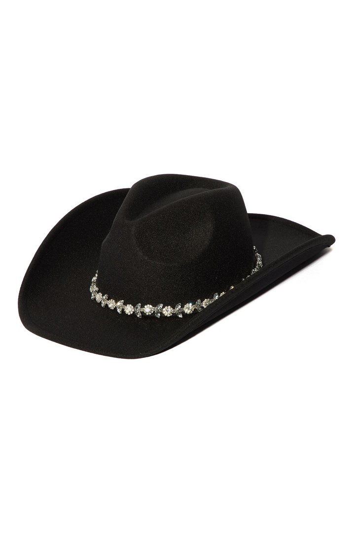 Forever My Moment Cowboy Hat - Black