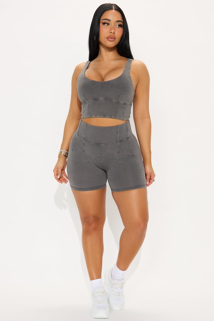 Hot To Go Short Set - Black
