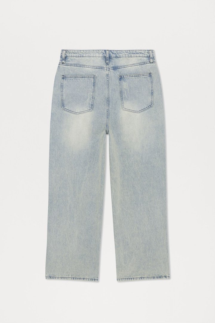 Run It By Baggy Jeans - Light Blue Wash