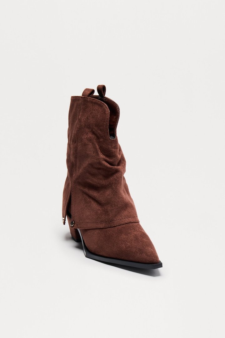 Sparrow Overlay Boots - Brown