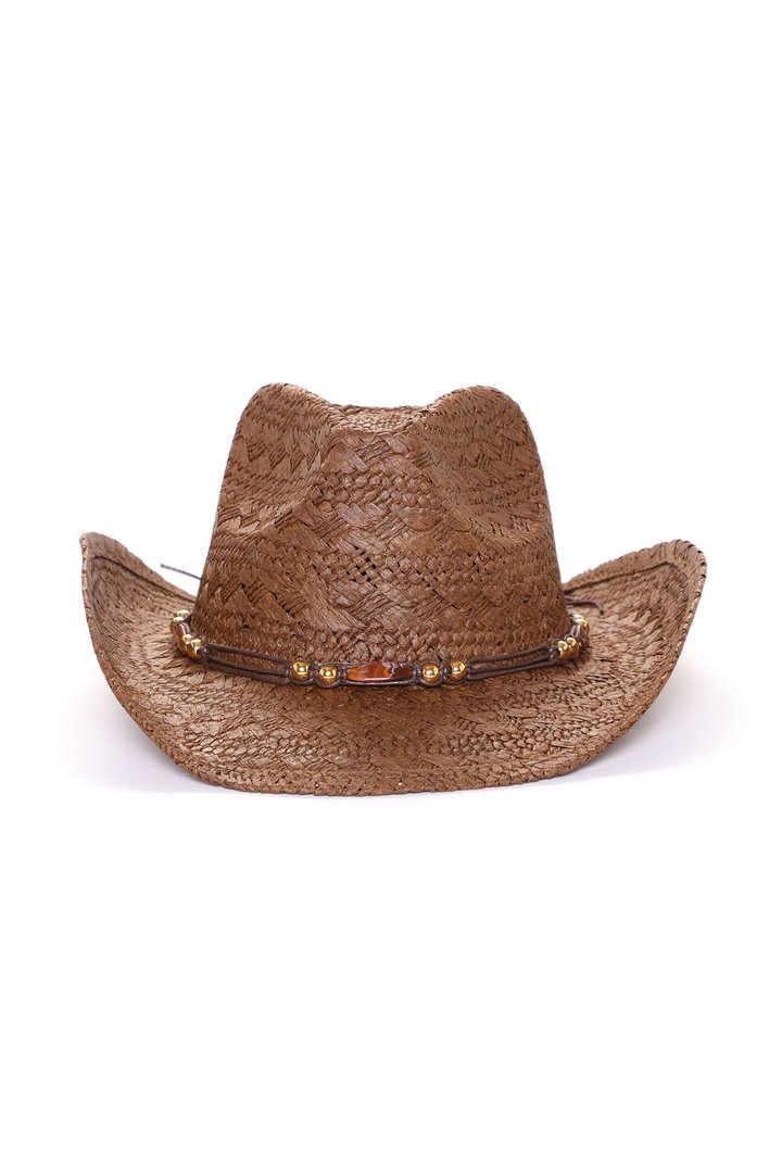 Let The Show Begin Cowboy Hat - Brown