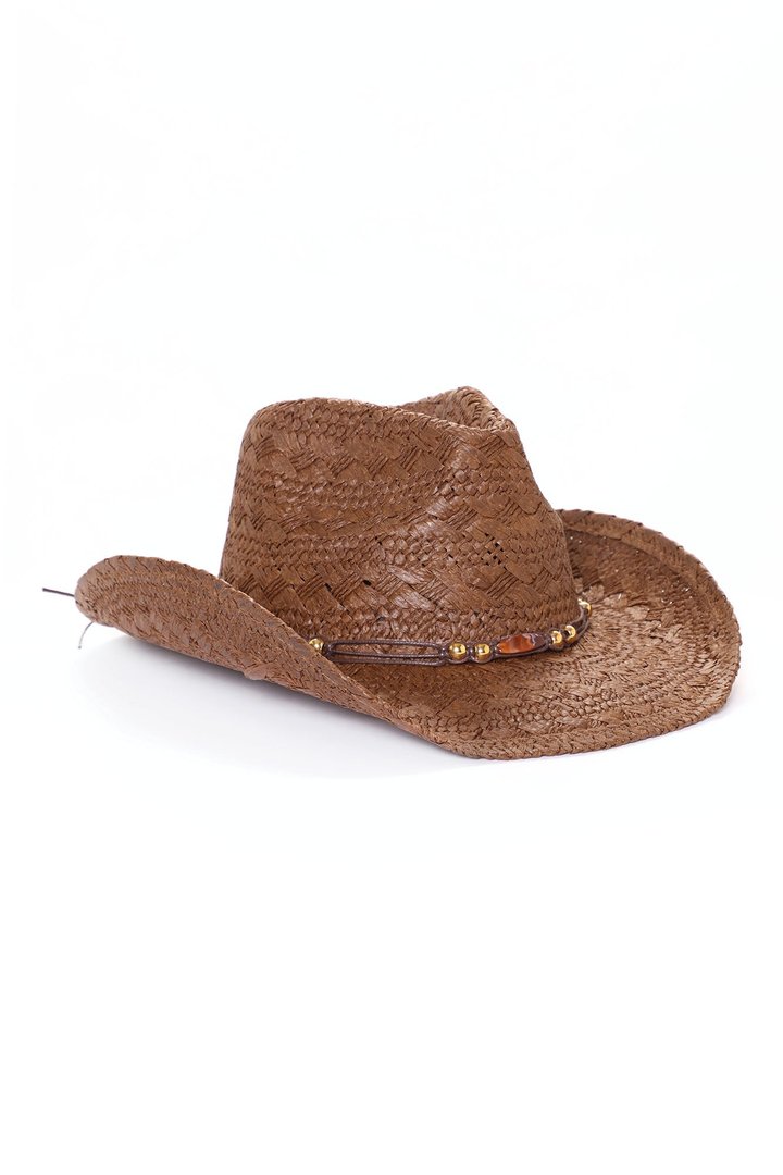 Let The Show Begin Cowboy Hat - Brown
