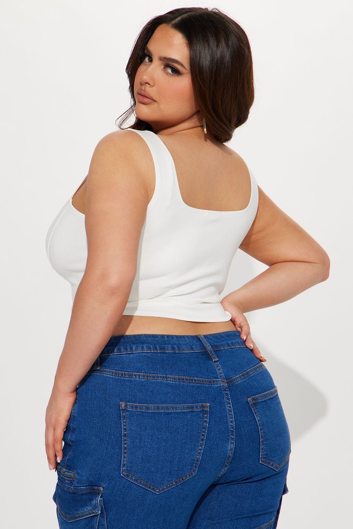 Belle Corset Top - White