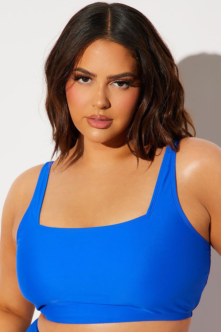 Maui Mix And Match Tank Bikini Top - Royal
