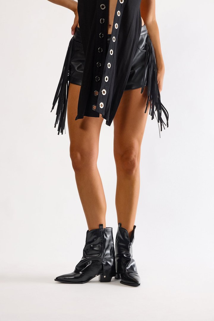Sparrow Overlay Boots - Black