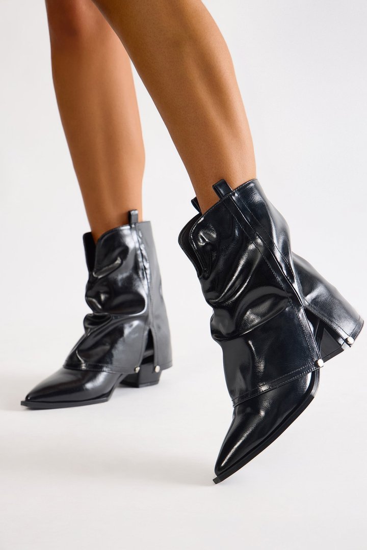 Sparrow Overlay Boots - Black